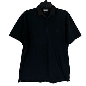 Sport The Kooples Black Cotton Polo T-Shirt Men’s XL Short Sleeve